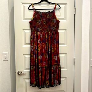 Torrid floral lace dress